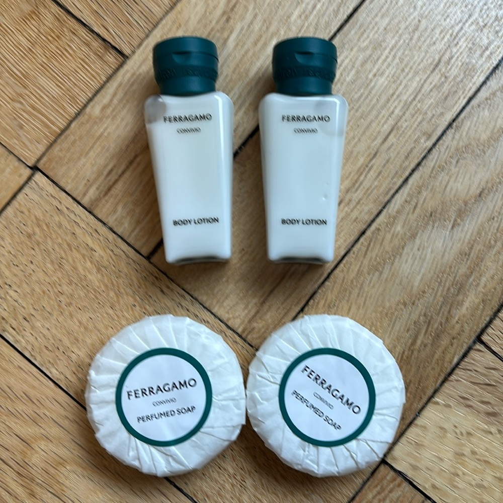 Salvatore Ferragamo travel size items, NEW